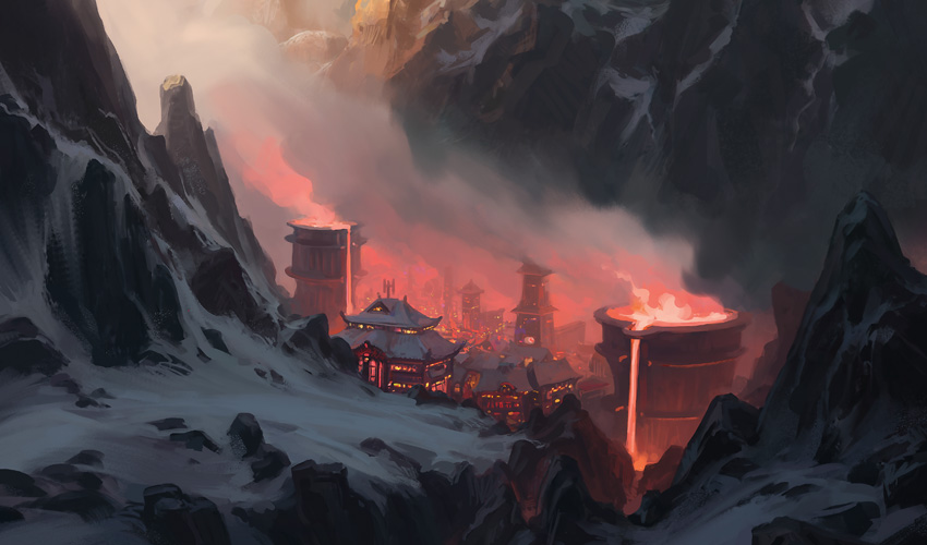 逆炉霜剑山|由Lucas Staniec作画