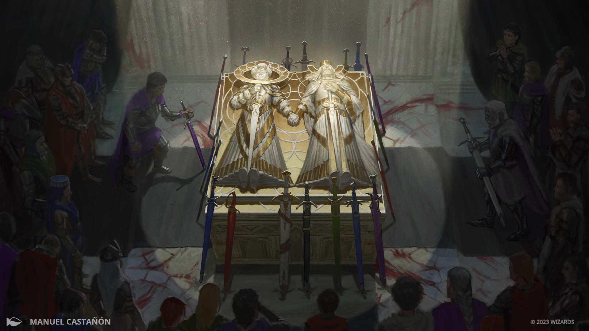 肯理斯皇室葬礼 | 画师：Manuel Castañón
